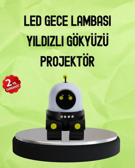 Mey İthalat® Bluetooth Bağlantılı Yüksek Çözünürlüklü Galaksi Projektör ürün görseli 1