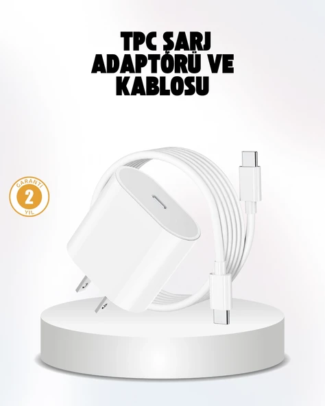 Mey İthalat® iPhone ve iPad Uyumlu 20W Güvenli USB-C Hızlı Şarj Adaptörü ürün görseli 1
