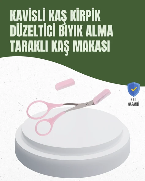 Mey İthalat® Hassas Kesim İçin Kavisli Yüz Bakım Makası ürün görseli 1