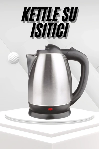 Mey İthalat® Yeni Nesil Saplı Uzun Ömürlü Paslanmaz Çelik Su Isıtıcı Kettle ürün görseli 1