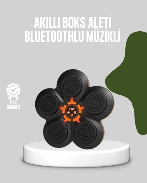 Mey İthalat® Akıllı Müzikli Boks Makinesi Bluetooth Bağlantılı Işıklı Hedefli Fitness Aleti ürün görseli 1