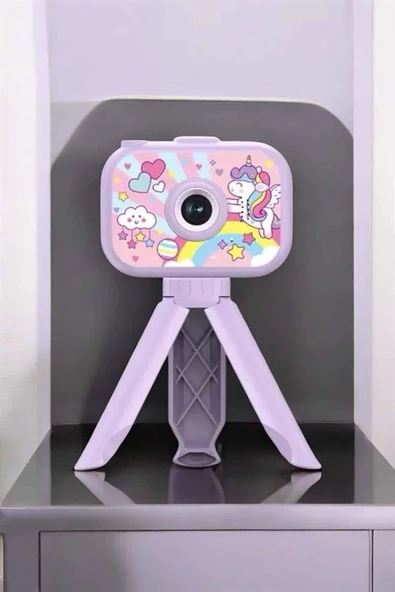 Mey İthalat® Ayaklı Mini Fotoğraf Makinesi Çocuk Için Eğitici Video Kamera ürün görseli 1