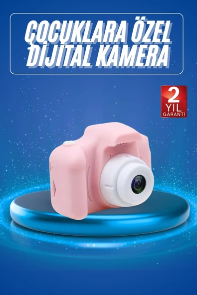 Mey İthalat® 2.0 Inç Ekran Mini 1080p Hd Çocuk Kamera Dijital Fotoğraf Makinesi ürün görseli 1