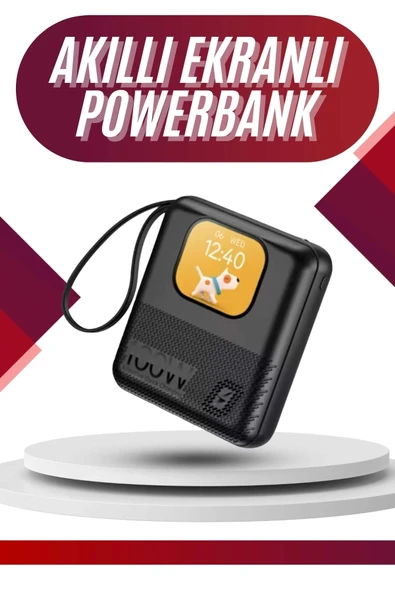 Mey İthalat® Akıllı Powerbank 10.000 MAH 4 Çıkışlı Taşınabilir Dijital Göstergeli ürün görseli 1