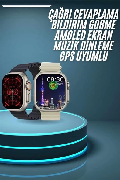 Mey İthalat® Akıllı Saat Çok Fonksiyonlu Uzun Pil Ömürlü Çağrı Cevaplayabilen Kol Saati ürün görseli 1