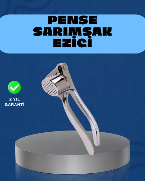 Mey İthalat® Mutfak Sarımsak Ezici Kaymaz Saplı Güçlü Mekanizma ürün görseli 1