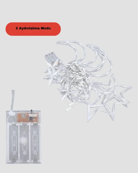 Mey İthalat® AY YILDIZ PERDE LED - Resim 4