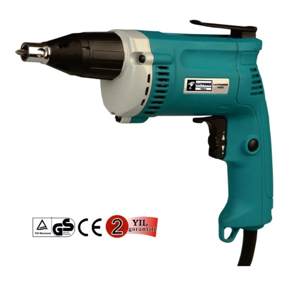 Mey İthalat® CatPower 5452 Alçıpan Vidalama Matkap 600 Watt ürün görseli 1