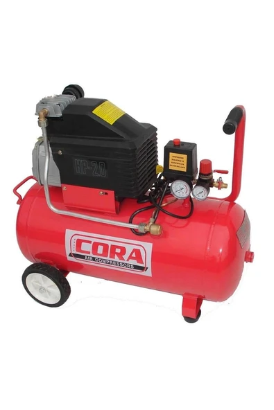Mey İthalat® Cora ZB2550 2,5 Hp 50 Litre Hava Kompresör ürün görseli 1