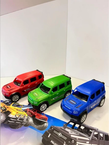 Mey İthalat® SH40932 SÜRTMELİ ARABA JİP PLASTİK ürün görseli 1