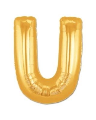 Mey İthalat® U Harf Folyo Balon Altın Renk  40 inç ürün görseli 1