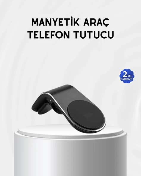 Mey İthalat® Araç İçi Manyetik Telefon Tutucu Güçlü Klipsli ve 360 Derece Ayarlanabilir ürün görseli 1