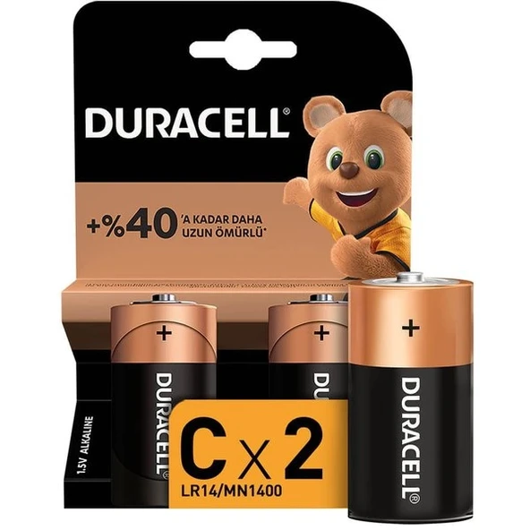 Mey İthalat®  Basic C Boy Pil 2Li ürün görseli 1