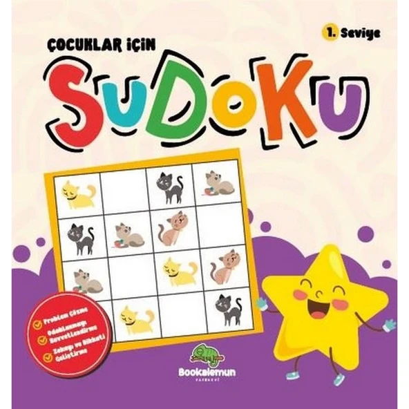 Mey İthalat® Çocuklar için Sudoku 1. Seviye ürün görseli 1