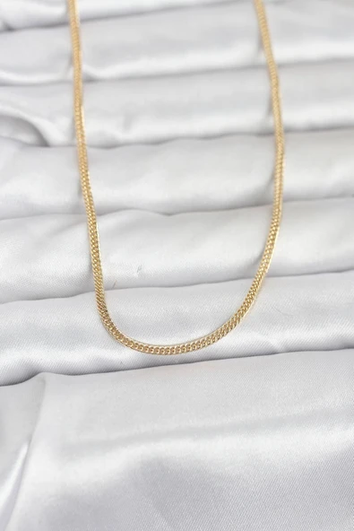 Mey İthalat® CM 14K Gold Renk Dolgun Zincir Model 60 cm Kadın Kolye ürün görseli 1