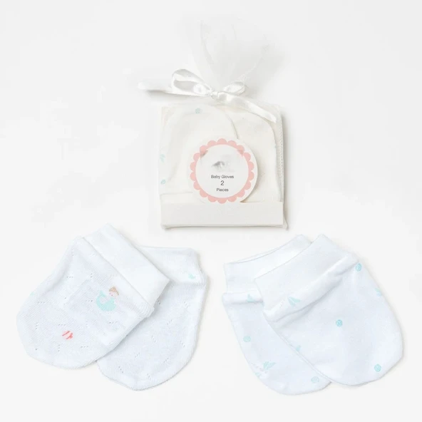 Mey İthalat® AC23782 Basic 2li Bebe Eldiven ürün görseli 1