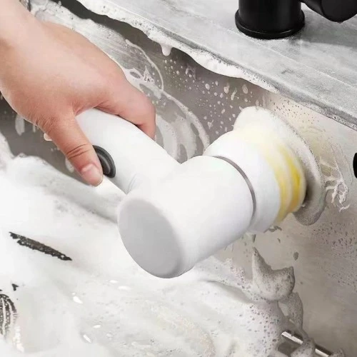 Mey İthalat® Şarjlı 5 Başlıklı Otomatik Temizleme Fırçası ürün görseli 1