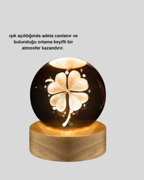 Mey İthalat® DÖRT YAPRAKLI KÜRE - Resim 3