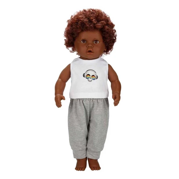 Mey İthalat® Dollz'n More Dada Kıvırcık Saçlı Bebek 60 cm ürün görseli 1