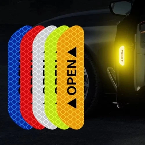Mey İthalat® Reflektif Araç Kapı Stickerı ürün görseli 1