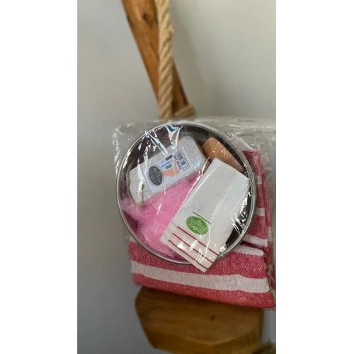 Mey İthalat® Damat Gelin Hamam Seti 6'Lı Set ürün görseli 1