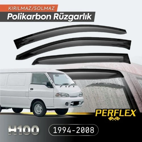 Mey İthalat® Hyundai H100 Minibüs 1994-2008 Cam Rüzgarlığı V2 Düz ürün görseli 1