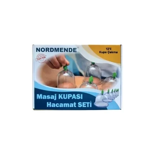 Mey İthalat®  12'Li Hacamat Masaj Kupa Set ürün görseli 1