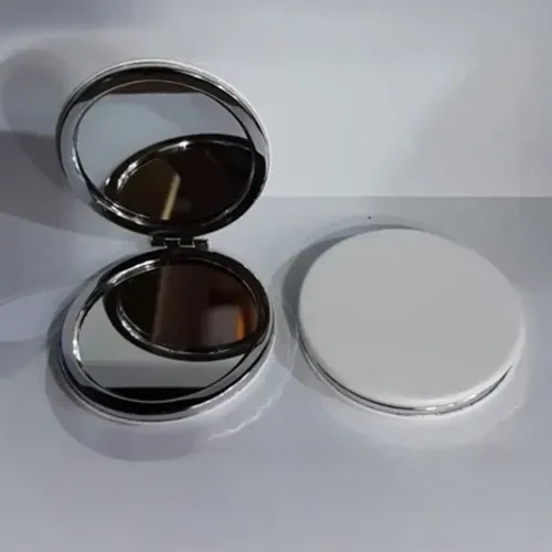 Mey İthalat® Beyaz Yuvarlak Büyüteçli Cep Aynası ürün görseli 1