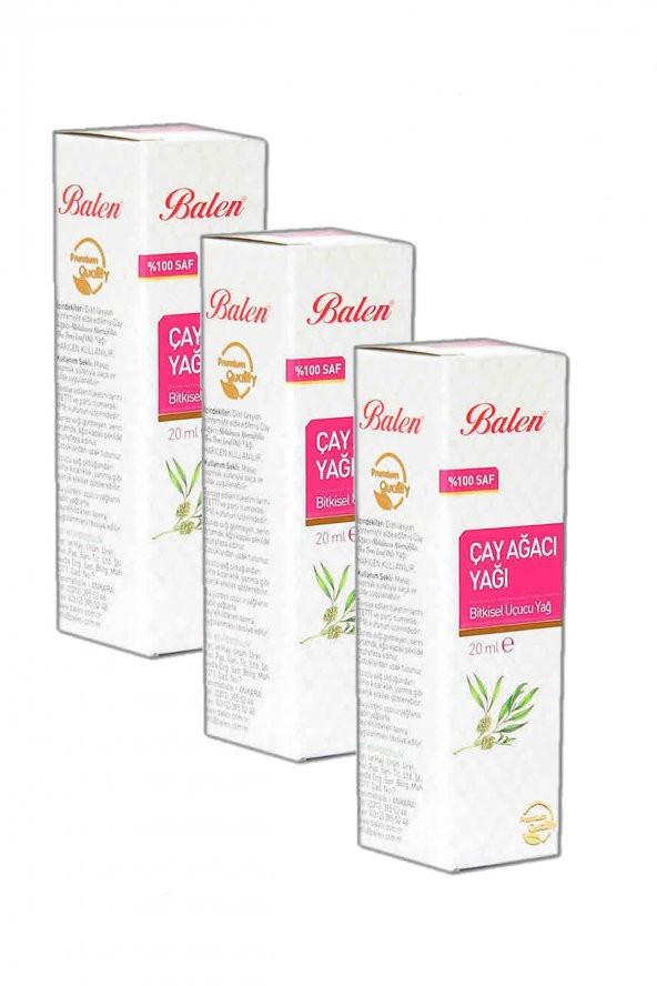 Balen Çay Ağacı Yağı 3 x 20 ML ürün görseli 1