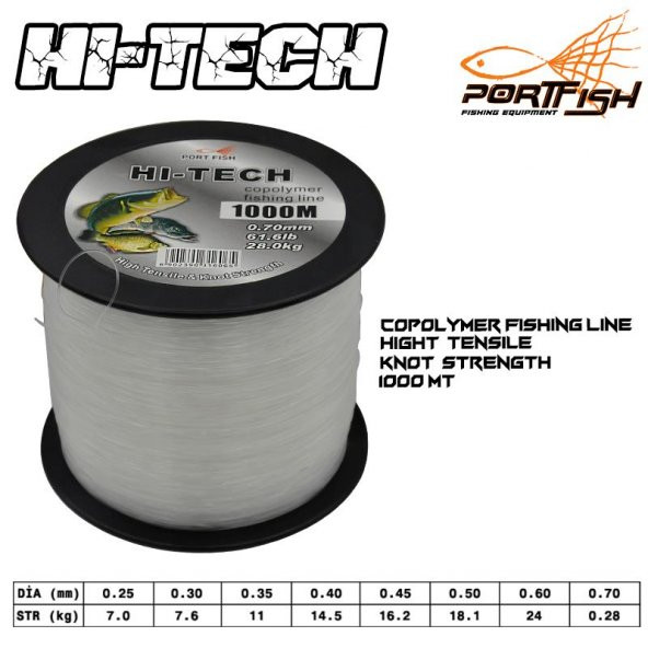 Portfish Hi-Tech 1000 mt Bobin Misina ürün görseli 1