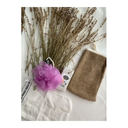 Mey İthalat® Doğal 4'Lü Banyo Hamam Seti ürün görseli 1