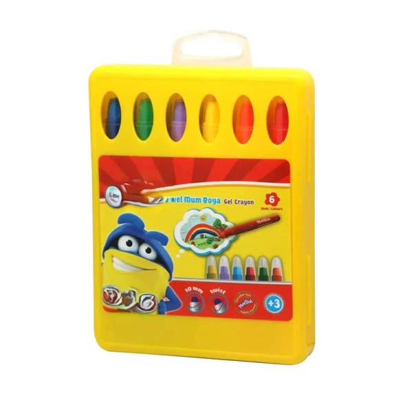 Mey İthalat® Jel Mum Boya 6 Renk ürün görseli 1