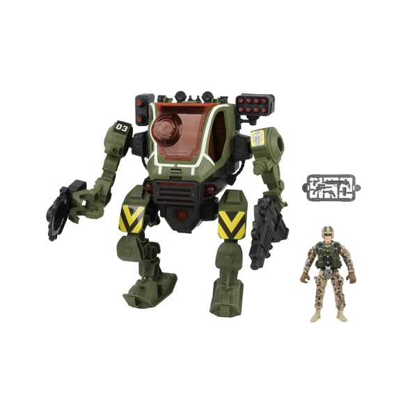 Mey İthalat® 310960 SESLİ ROBOT OYUN SETİ ürün görseli 1