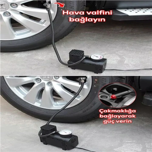 Mey İthalat® ARAÇ HAVA KOMPRESÖR 12V ürün görseli 1