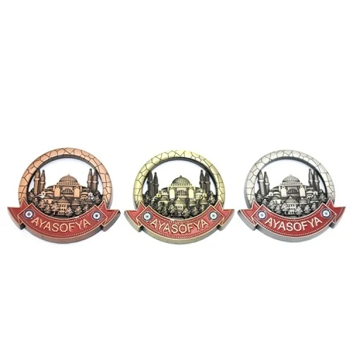 Mey İthalat® İstanbul Temalı Metal Magnet Model 4 ürün görseli 1