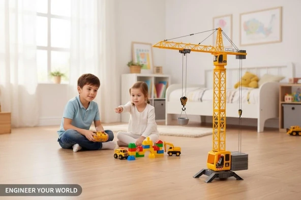 Mey İthalat® SH5001 2.4G 1:12 UZK.KUM.KULE VİNÇ 9KN IŞK SES ürün görseli 1