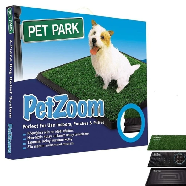 Mey İthalat® Pet Zoom Pet Park Köpek Tuvaleti 64 Cm X 51Cm X 3.8 Cm ürün görseli 1