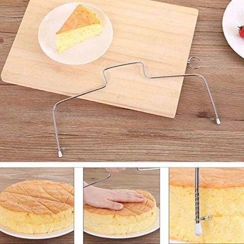 Mey İthalat® Paslanmaz Çelik Ayarlanabilir Pasta Dilimleyici ürün görseli 1