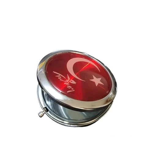 Mey İthalat® Türk Bayraklı El Aynası ürün görseli 1