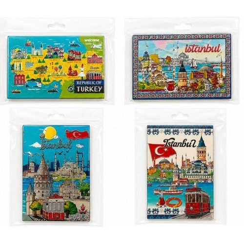 Mey İthalat® İstanbul Temalı Silikon Buzdolapı Süsü Magnet ürün görseli 1