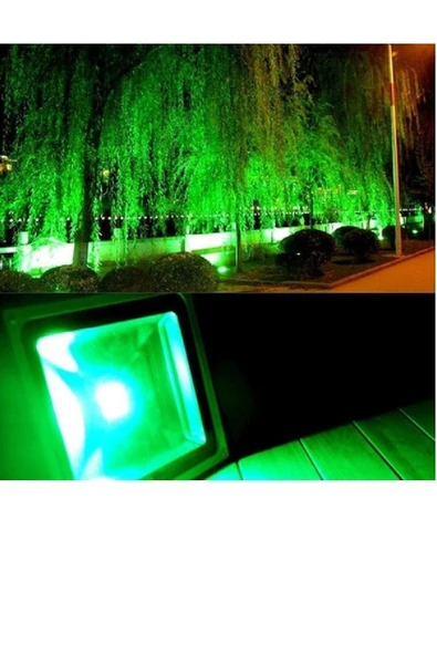 Atlantis 50 Watt Yeşil Led Projektör - Alüminyum Döküm Kasa Dış Ortam ürün görseli 1