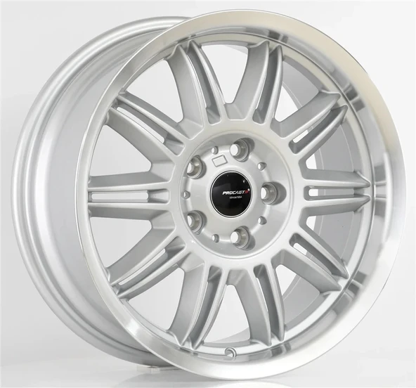 7.5 X 17 PRO-79073F 5X120 ET32 72.56 SILVER+LIP MACHINED XL ürün görseli 1