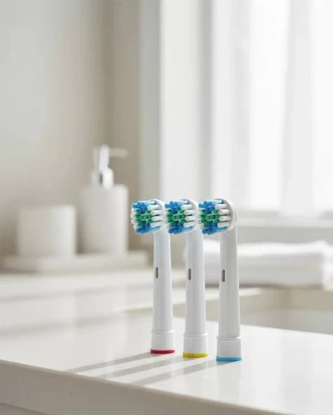 Nevamel® Yumuşak Kıllı Elektrikli Diş Fırçası Yedek Başlık Seti 4’lü ürün görseli 1