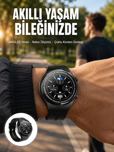 Mey İthalat® 2025 Model Yeni Nesil GPS Uyumlu Uyku Takibi Ve Sağlık Takibi Spor Modları Yeni Nesil ürün görseli 1