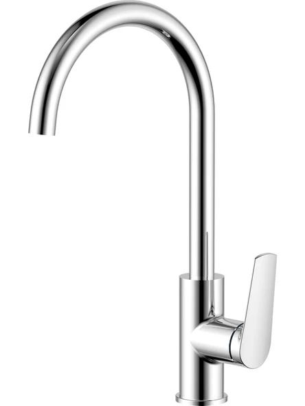 Turkuaz Aqua Mutfak Eviye Bataryası Krom ürün görseli 1