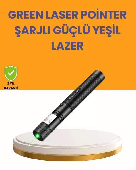 Nevamel® 5000mW Yeşil Lazer Pointer Profesyonel Uzun Menzilli ürün görseli 1