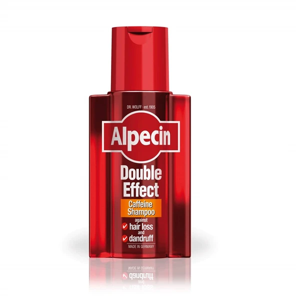 Alpecin Double Effect Caffeine Shampoo - Kafein İçeren Dökülme & Kepek Karşıtı Şampuan 200 ml ürün görseli 1