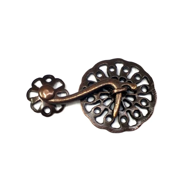 Antik Bakır 50 Adet Zamak Çengel Kilit 56x33 mm - Yuvarlak, Karşılıklı Mobilya, Dolap, Sandık, Kutu, Kapak Çengel Kilidi ürün görseli 1