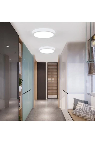 PTS KORÇAM Aydınlatma Glop Armatürü Led Avize Aplik Balkon Banyo Koridor Lambası Led (BEYAZ) ürün görseli 1