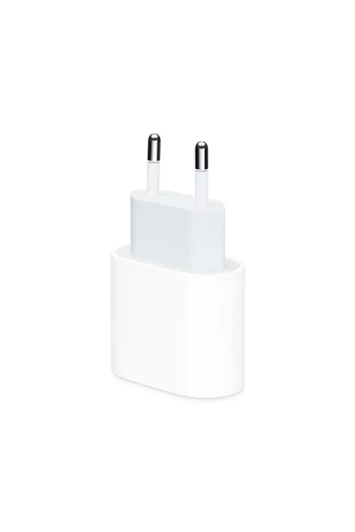 Go Aksesuar İphone 20 Watt (USB-C) Hızlı Şarj Güç Adaptörü beyaz ürün görseli 1